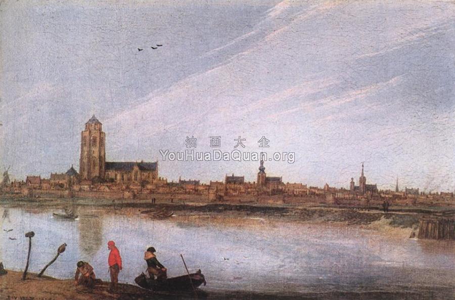 View of Zierikzee - 艾萨亚斯·凡·德·维尔德